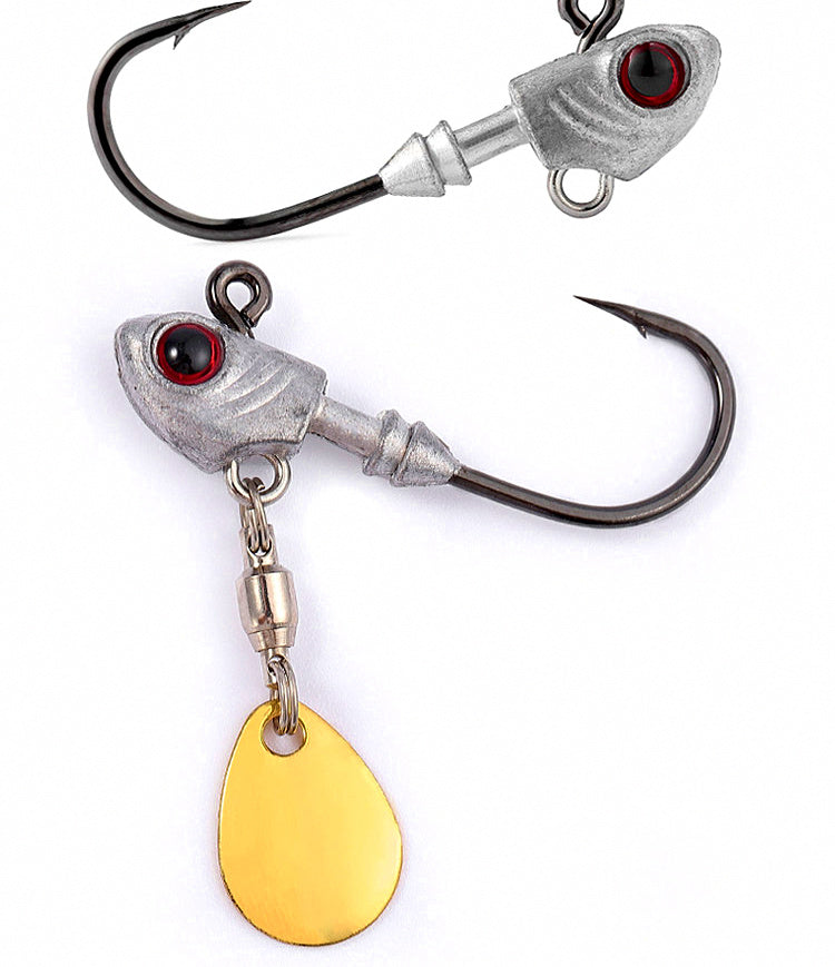 Lead Head Spinner Jig Hooks, 7.9 g (0.28 oz) – product photo