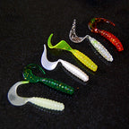 Single Curly Tail Grub Soft Bait, 4–8 cm (1.6–3.1 in) – product photo