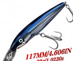Long Lip Sinking Minnow Lure, 117 mm (4.6 in), 29 g (1 oz) – product photo
