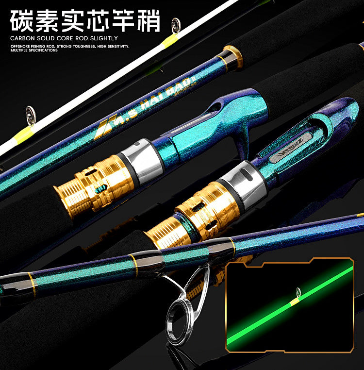 Light Saltwater Boat Rod, 2-Piece, 1.5–2.7 m (4.9–8.9 ft) – product photo