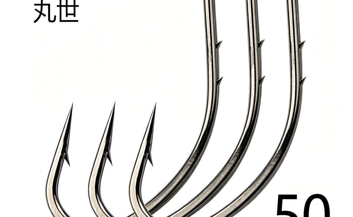 Barbed Baitholder Hooks with Eyelet, Size 6–28, Bulk Pack – product photo