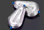 Heart Shape Flat Sinker, Plastic Core, 0.35–14.1 oz (10–400 g) – product photo