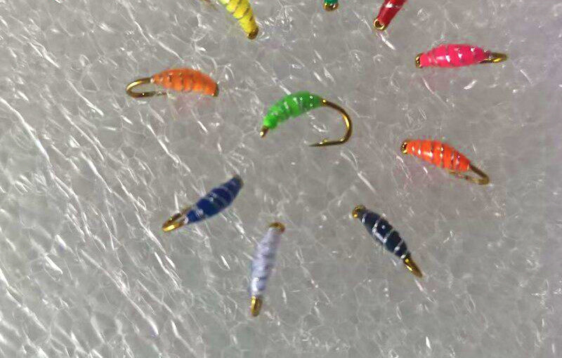 Silver Wire Nymph Fly Hooks, Barbed, Sizes 12–20 – product photo