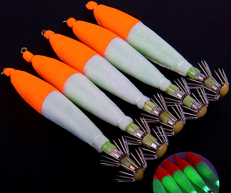 Glow Squid Jigs & Rig Sets, 5-Pack, 12–68 g (0.4–2.4 oz) – product photo