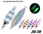 Laser Glow Slow Pitch Jig, 40–200 g (1.4–7.1 oz) – product photo