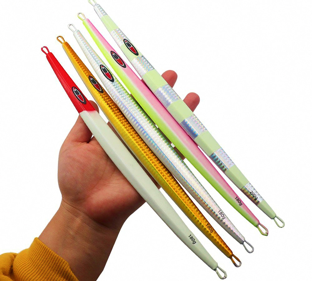 Mirror Plated Glow Slow Pitch Jig, 180–300 g (6.3–10.6 oz) – product photo
