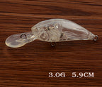 Unpainted Minnow Lure Blank, 5.9 cm (2.3 in), 3.4 g – product photo