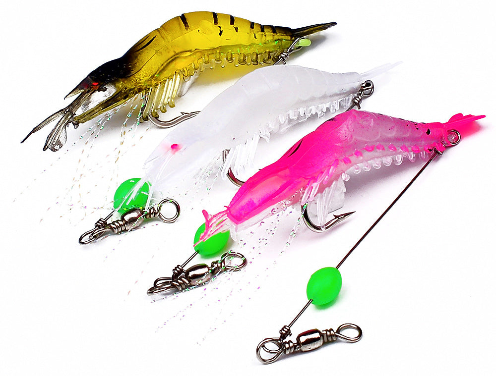 Soft Shrimp Lure with Hook, 7 cm (2.8 in), 5.8 g (0.2 oz) – product photo