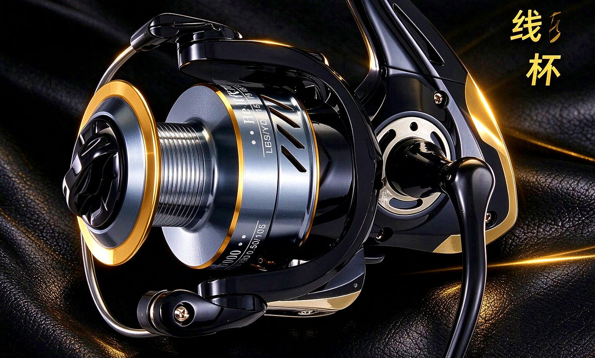 Metal Spinning Reel, 5.2:1 Gear Ratio, 1000–7000 Size – product photo