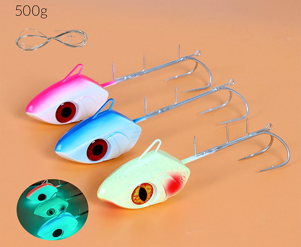 Glow Tenya Jig with Double Hooks, 500 g (17.6 oz) – product photo