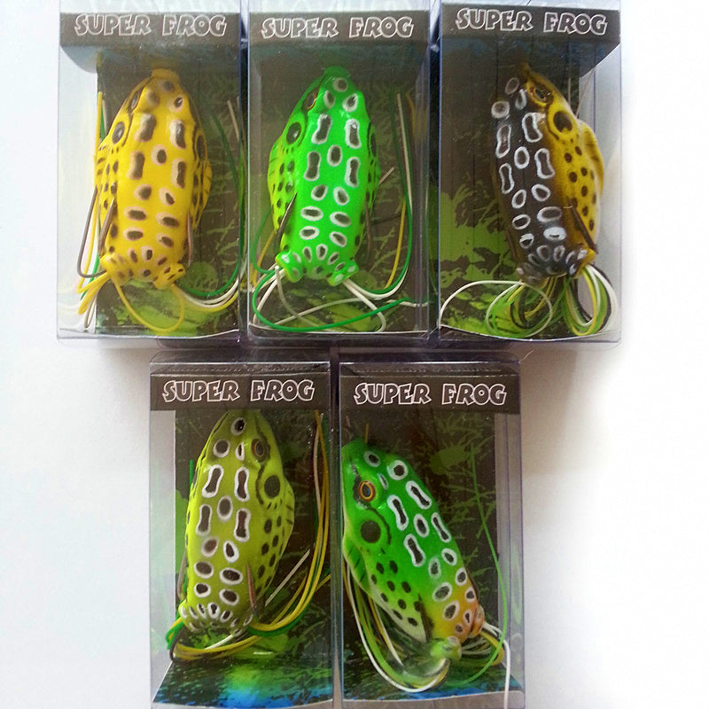 Soft Frog Lure, 13 g (0.46 oz), Double Tail, Pointed Snout – product photo