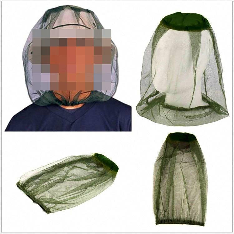 Mosquito Head Net Sun Hat, Nylon, Fishing Bug Hat – product photo