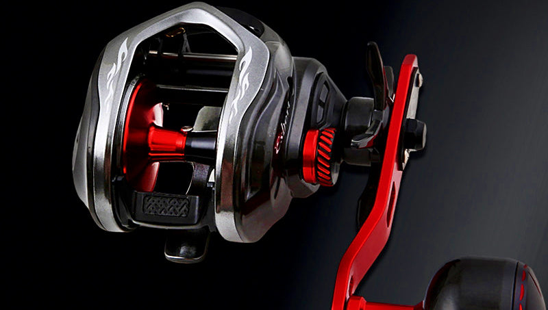 Saltwater Baitcasting Reel, Wide Body Teardrop, 7 Bearings – product photo