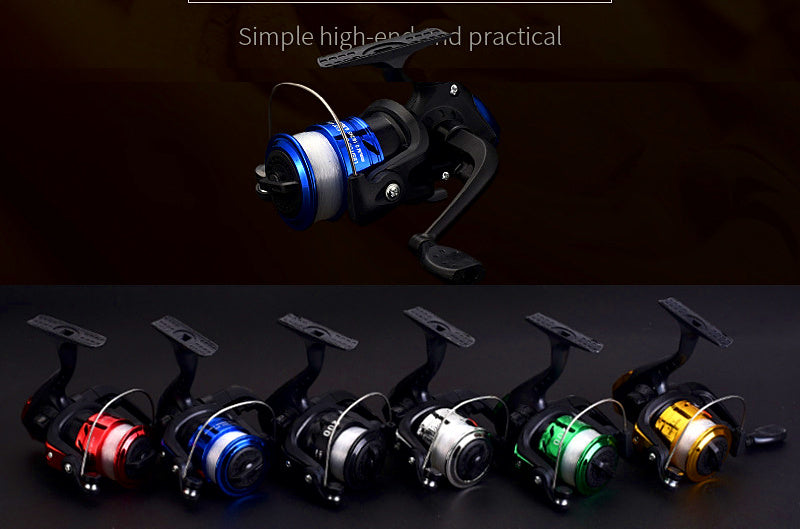 Size 200 Small Spinning Reel, Plastic, With or Without Line – product photo