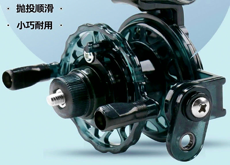 Ultralight Ice Fishing Reel with Drag, Front Drag Style – product photo