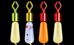 Silicone Fast Snap Line Clips, Stainless Steel, 3 Sizes – product photo