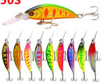 Micro Deep Diving Sinking Minnow Lure, Long Lip – product photo