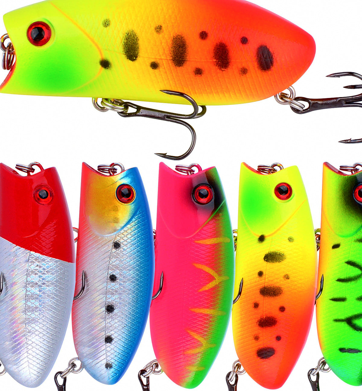 Topwater Splash Hard Bait Lure, 1/3/5 Pack – product photo