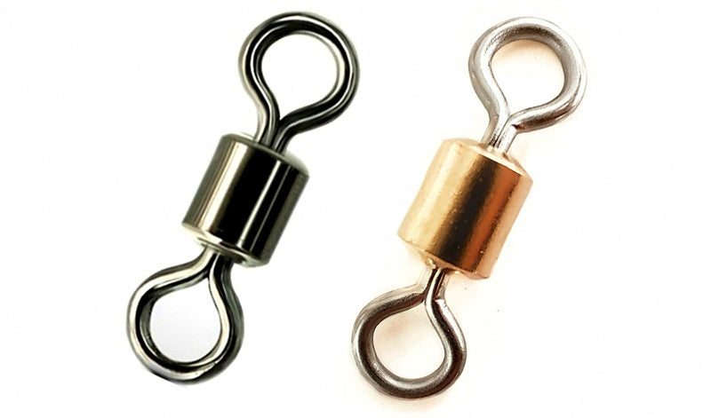 Figure-8 Swivel, Sizes 14 to 3/0, Natural or Black – product photo