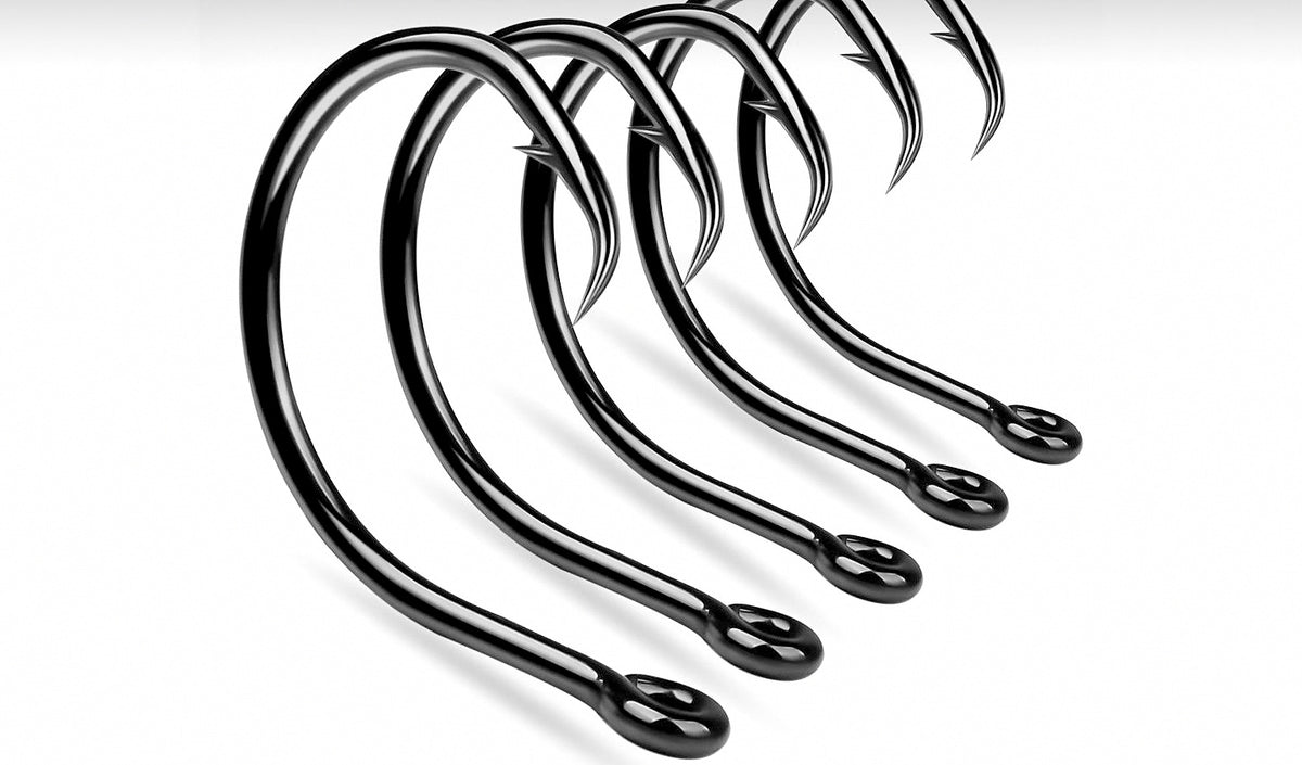 High-Carbon Steel Circle Hooks, Size 4 to 8/0, 10 pcs – product photo