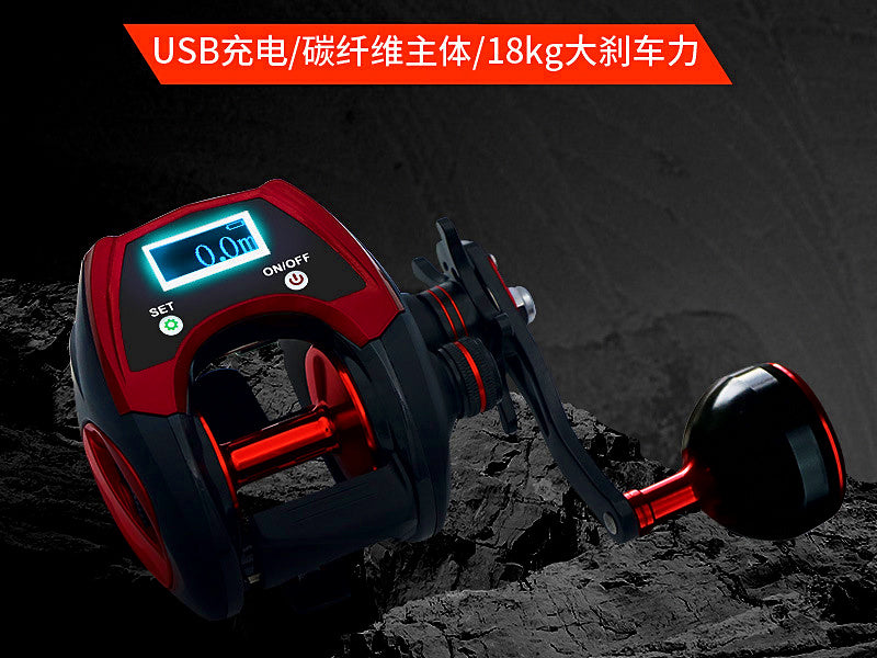 Digital Counter Baitcasting Reel for Slow Pitch Jigging – product photo