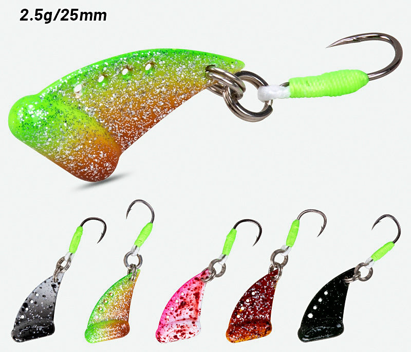 Mini VIB Blade Bait, 25 mm 2.5 g (0.09 oz), 5-Pc Box Set – product photo