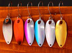 Metal Spoon Lure with Hook, 2.5 g (0.09 oz), 6 Colors – product photo