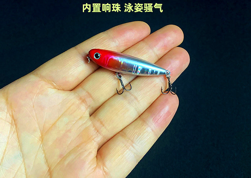 Mini Zigzag Topwater Pencil Bait with Rattle, 2.8 g (0.1 oz) – product photo