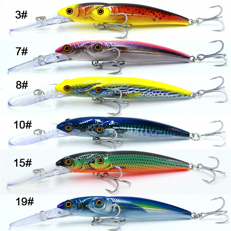 Floating Double-Head Topwater Lure, 24 cm (9.4 in) 83 g – product photo