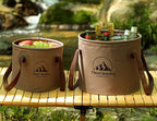 Collapsible Fishing Bucket with Dual Handles, 10 L or 20 L – product photo