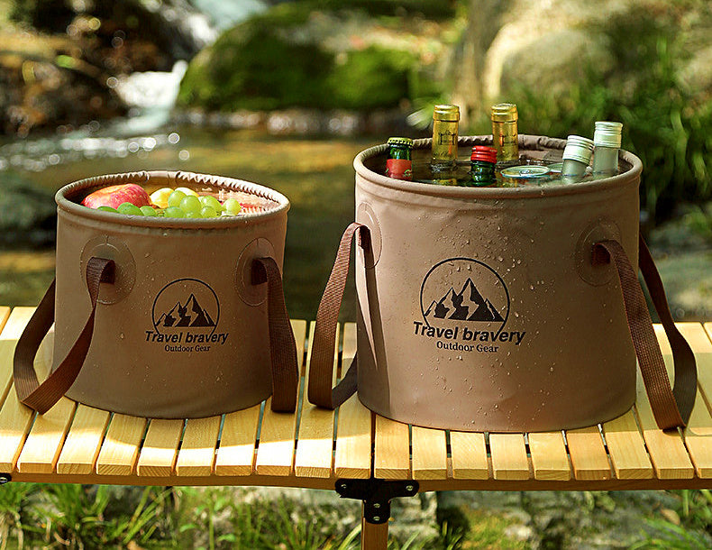 Collapsible Fishing Bucket with Dual Handles, 10 L or 20 L – product photo