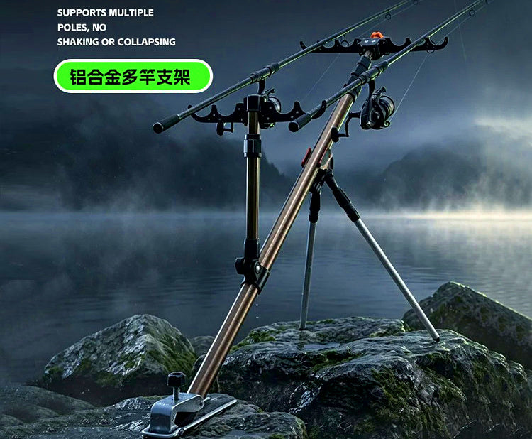 Aluminum Telescoping Multi-Rod Stand, 1.5–2.4 m (4.9–7.9 ft) – product photo