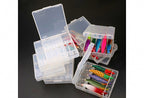 Clear Squid Jig & Wooden Shrimp Lure Storage Box, S/M – product photo