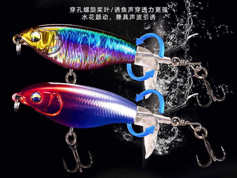 Floating Topwater Prop Lure, 6 g or 10 g (0.2 / 0.4 oz) – product photo