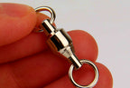Stainless Steel Ball Bearing Swivels, Size 2–8, 5 or 50 Pack – product photo