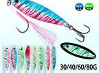 Tiger Pattern Glow Metal Jig, 30–80 g (1.1–2.8 oz) – product photo