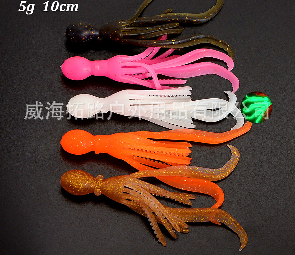 Octopus Soft Bait, 10 cm (3.9 in), 5 g (0.18 oz), 4-Pack – product photo