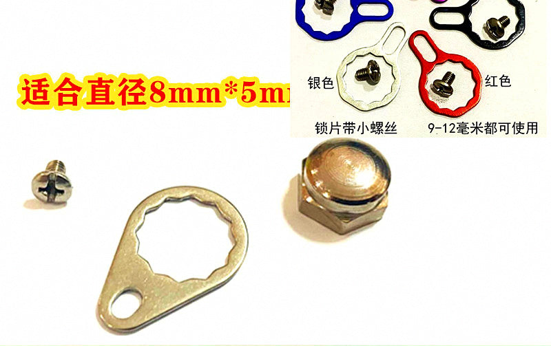 Baitcasting Reel Handle Screw Kit & Lock Plate Parts – product photo
