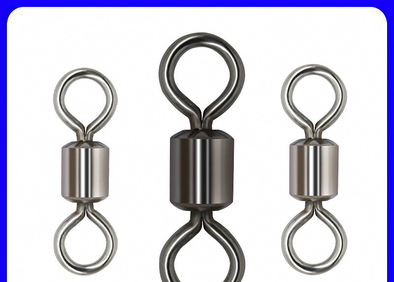 Figure-8 Swivel Connectors, 7–57 mm (Sizes #12–12/0) – product photo