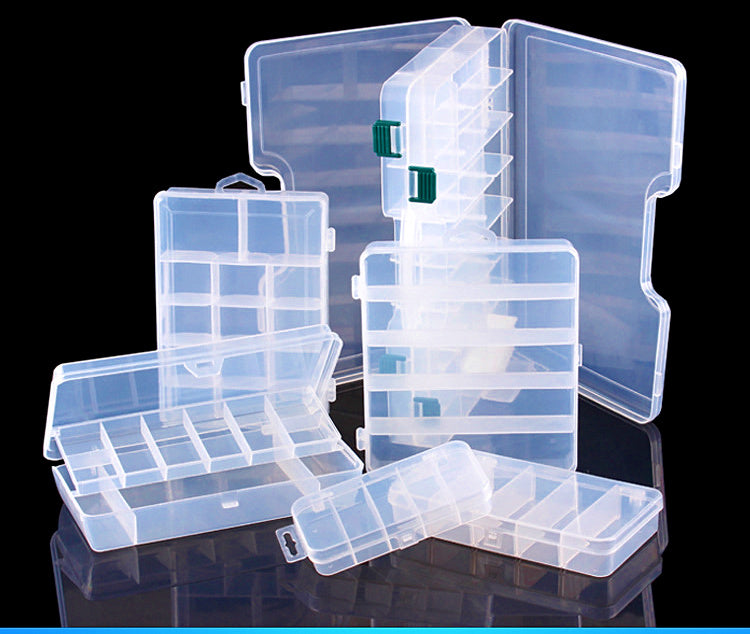 Plastic Lure & Tackle Box, Multi-Compartment, Many Styles – product photo