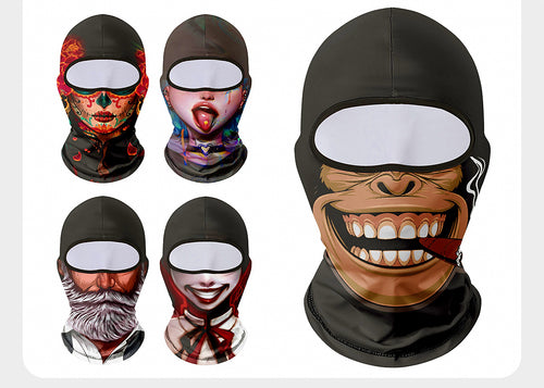 Novelty Face Cover Sun Mask, Ice Silk, One Size – product photo