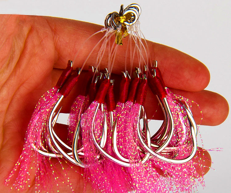 Double Assist Hooks for Jigs, High-Carbon Steel, 2/0 & 3/0 – product photo
