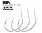 Barbed Jigging Hooks, Sizes 1/0–5/0, Bulk Packs – product photo