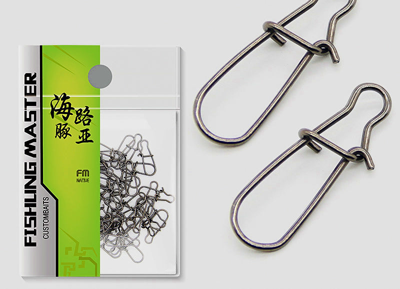 Long Snap Swivel with Figure-8 Ring, Sizes #0–#4 (100 pcs) – product photo
