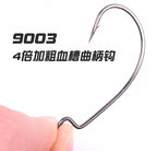 Extra Strong Offset Worm Hooks, Bulk, Sizes 4 to 4/0 – product photo