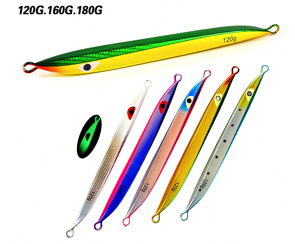 Glow Fast-Sinking Metal Jig, 120–180 g (4.2–6.3 oz) – product photo