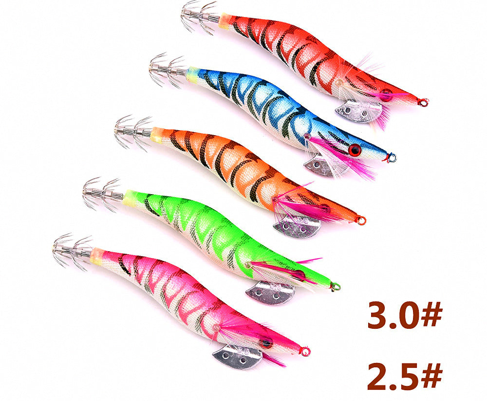 Wood Shrimp Lure, Plastic Shrimp Bait, Sizes 2.0/2.5/3.0 – product photo
