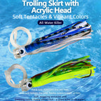 Octopus Skirt Trolling Lure, 6.5 in (16 cm) – product photo