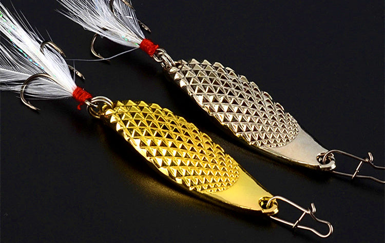 Metal Spoon Lure with Blood Groove Hook, 5–20 g (0.18–0.71 oz) – product photo