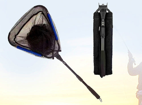 Folding Triangle Landing Net, Aluminum, 40 cm (16 in) Hoop – product photo